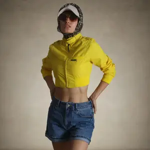 Women's Mini Cropped Racer Jacket