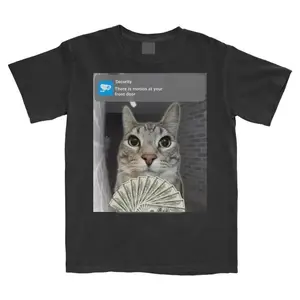 Ring Cat with Motion Meme Shirt, Cursed Cat, Meme T Shirt, Pet Lovers T- Shirt, Pet Photo Shirt, Gift for mother, Gift for girlfriend, Gift for pet lovers, Graphic T-Shirt, Gildan 5000 Tee