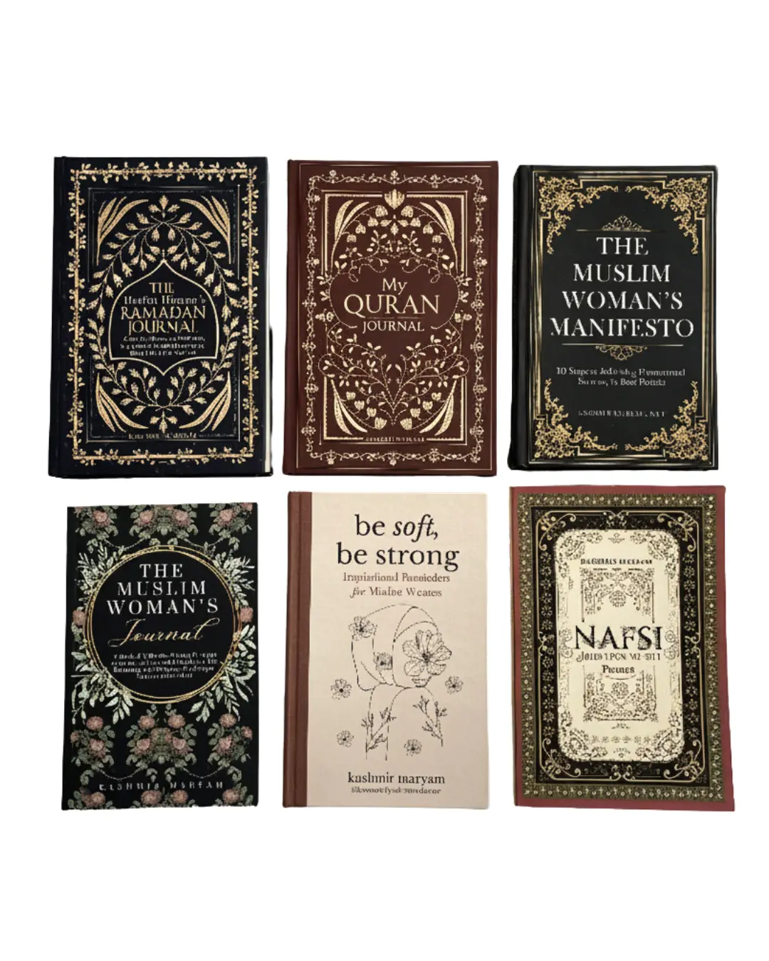 Kashmir Maryam Complete Collection for Muslim Women, Author-Signed Soft Cover Special Edition Books with Inspirational Reminders for Spiritual Growth, Personal Care, Success, Career, Relationships, Inspirational Reminders For Muslim Women
