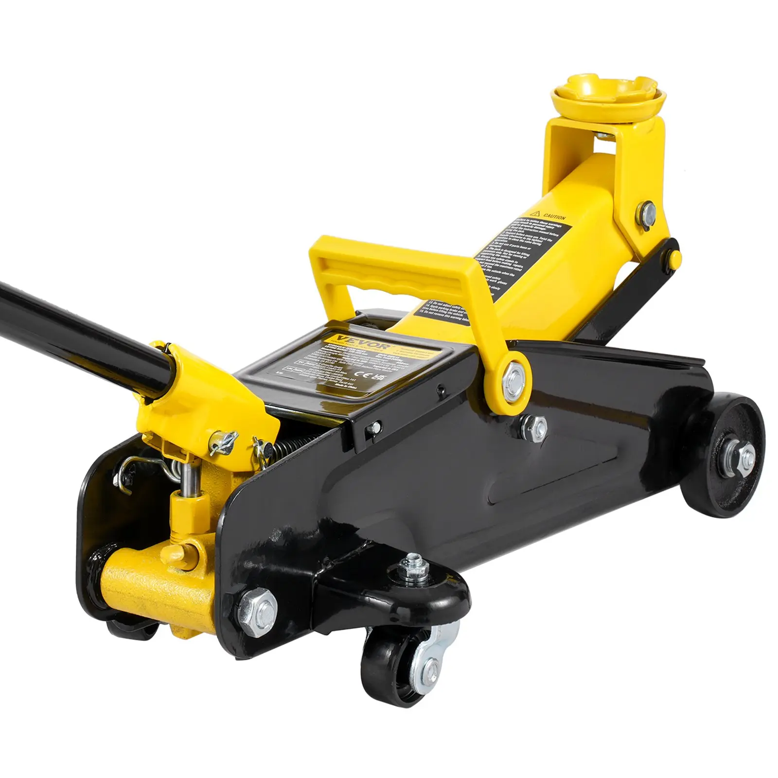 Low Profile Floor Jack 2 Ton Heavy Duty Single Piston Hydraulic Pump