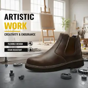 Steel Toe Work Shoes for Men: Maximum Durability, Puncture & Smash Proof, Perfect for the Toughest Job Sites