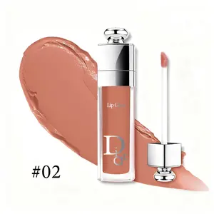 Warm Nude Lip Stick, Matte Liquid Lipstick, Matte Cream Lipstick Set for Women, Long Lasting Waterproof Smudge Proof Velvet Lips, Vegan Lip Makeup Kit, Lipgloss
