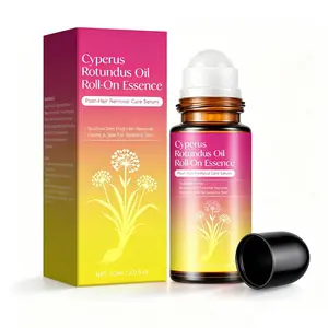 Cyperus Rotundus Oil for Hair Removal Natural for Reducing Body Hair Growth, Reduces Unwanted Hair Growth,Underarm Care Roll-On Serum, Sensitive Skin, Non-Greasy 2.02 Fl Oz