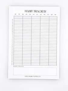 Habit Tracker Magnetic Notepad for Daily Goals and Habit Tracking