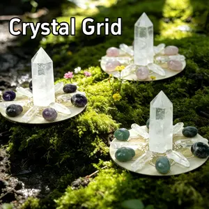 1 Set Crystal Grid Around 90g