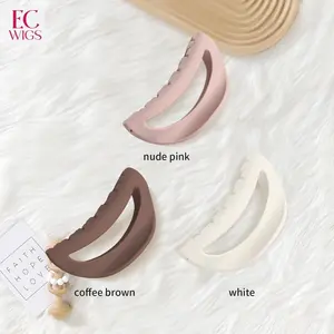 3PCS Moon Shape Hair Claw Clips for Women, Crescent Design Flexible Hair Clamp, Strong Hold Non-Slip Hair Accessories for Thick Thin Hair, Claw Clip, Accessories For Women