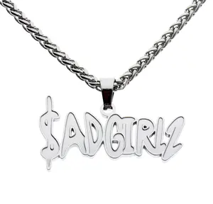 Sadgirlz Junior H Corridos Tumbados High Quality Stainless Steel Chain Necklace