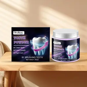 Teeth Whitening Powder with Hydroxyapatite, Teeth Brightening, Stain Remover and Toothpaste Booster, 50g for Enhanced Oral Hygiene