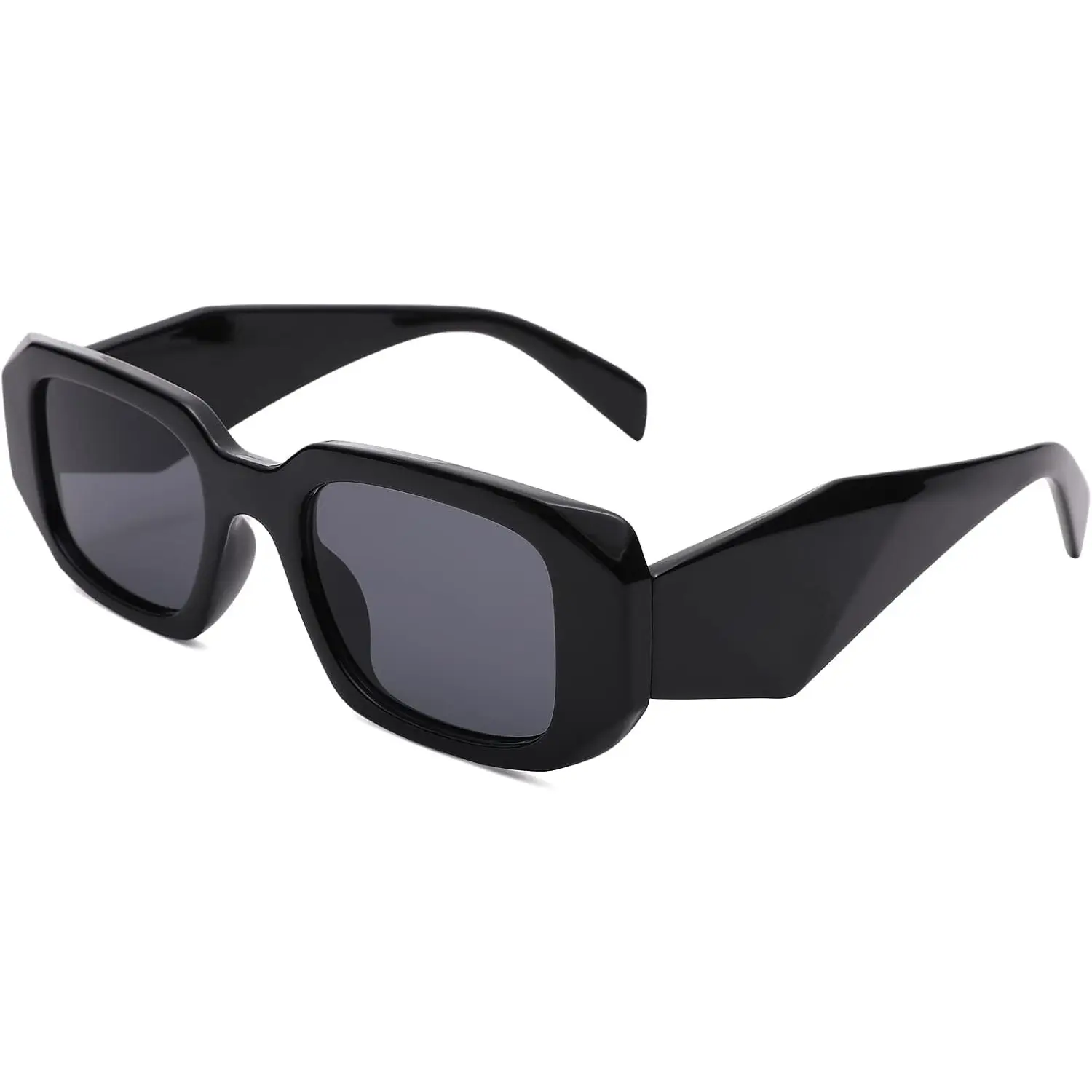 90s Retro Rectangle Sunglasses – UV400 Protection, Vintage Small Square Shades, Unisex