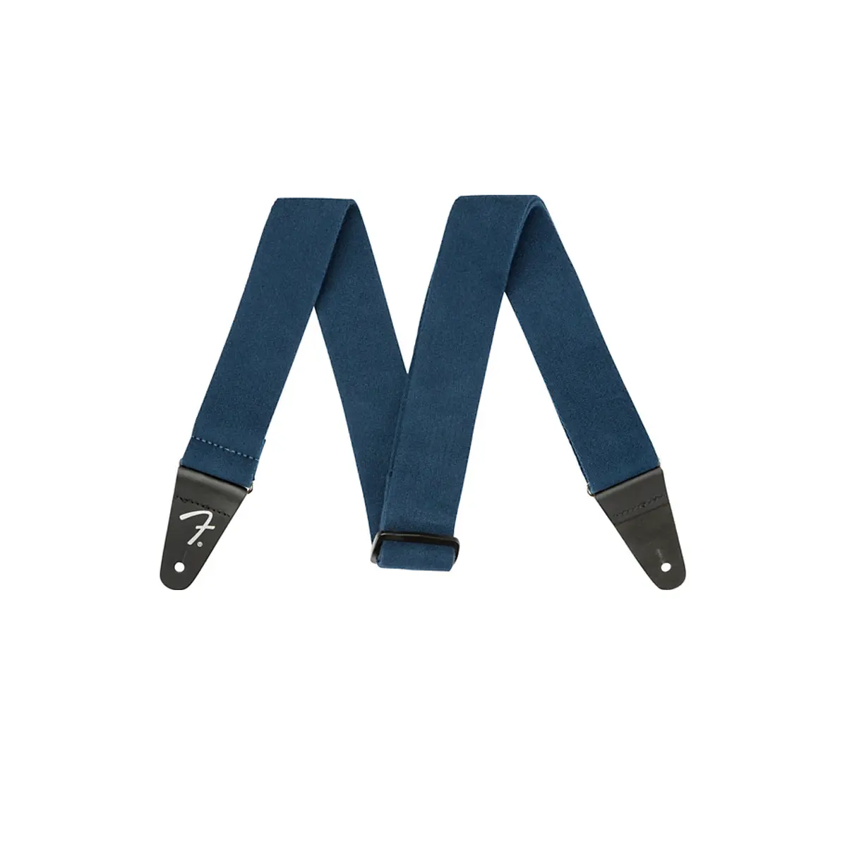 Fender WeighLess 2" Elastic Tweed Guitar Strap, Lake Placid Blue