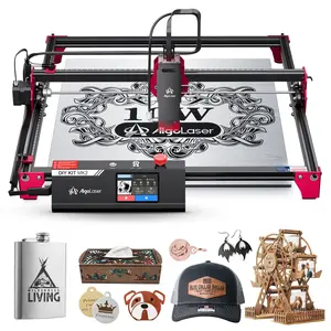 AlgoLaser DIY KIT MK2 Laser Engraver 5W, Smart Engraving Machine With a Touch Screen, Support Offline Engraving & Cutting