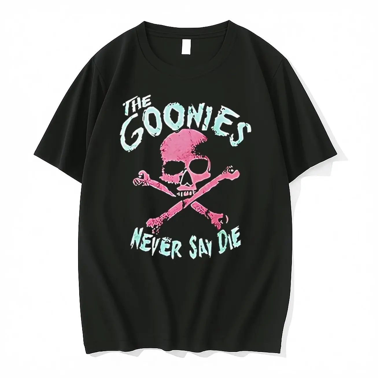 Officials The Goonies Skull Crossbones Never Say Die T Shirt Sweater Hoodie WV1
