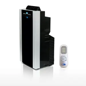 Whynter ARC-14SH 9,200 (DOE) BTU Portable Air Conditioner Cools 500 Sq. Ft. with Heater, Dehumidifier, and Remote in Black