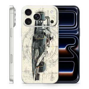 Auto Racing F-1 Vinyl Phone Skins Compatible With Iphone
