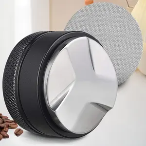 Coffee Distributor and Screen Filter Set, Reusable Espresso Distribution Tool, Coffee Making Tool, Fits 51/53/58mm Portafilter, Ideal for Kitchens and Coffee Shops