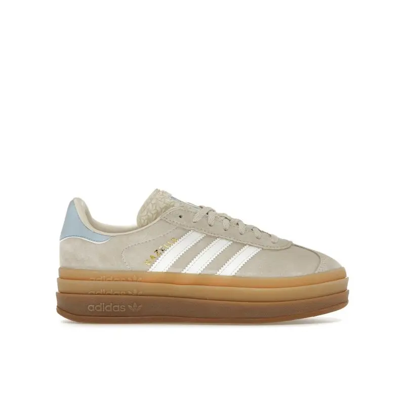 adidas Kid's Gazelle Bold Wonder White Clear Sky, from StockX
