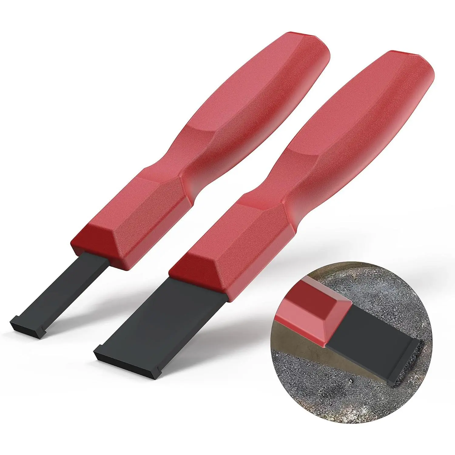 Carbide Scraper, Super Carbide Gasket Scraper for Metal and Automotive, 1-1/4 Inch and 5/8 Inch Carbide Scraper Set (2-)