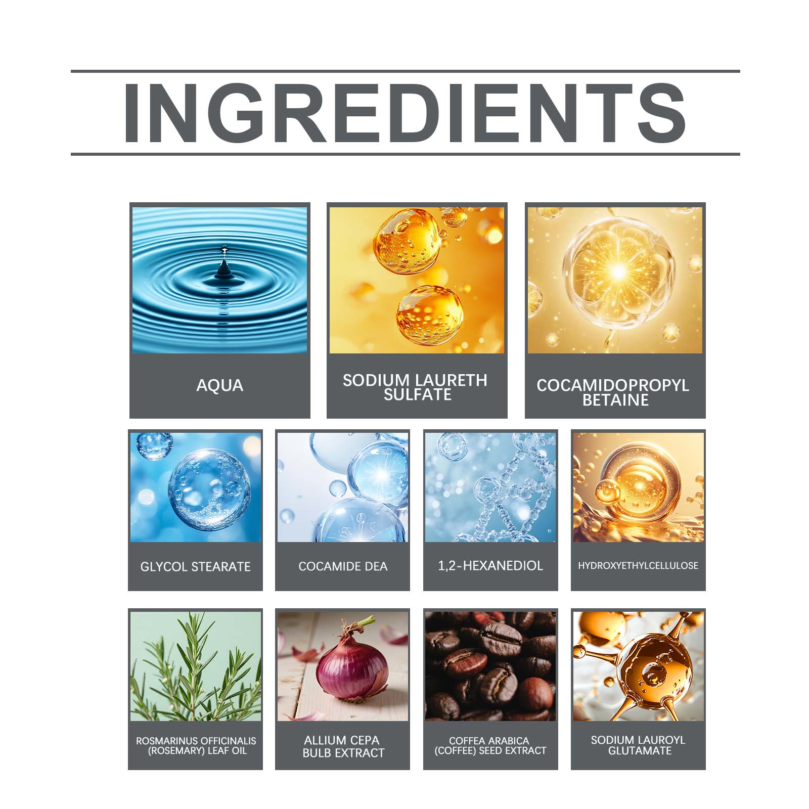 Hoegoa Rosemary Amino Acid Shampoo 100ml - Refreshing Gentle Cleansing Smooth Lustrous Rich Foam for Daily Care & Nourish