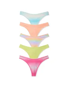 Victoria's Secret PINK Women's Cotton Cheeky Underwear, Minimal Coverage Panties for Women, Multi Pack (XS-XXL)