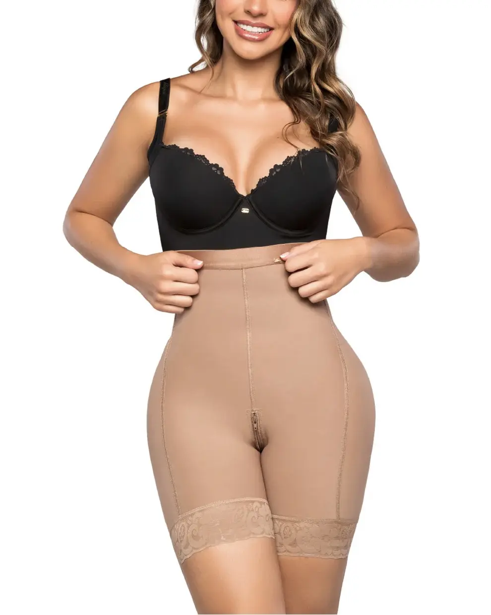 Extra High-Waisted Compression Shorts Body Seamless 4004