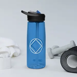 NA Diamond In Circle Sports Water Bottle