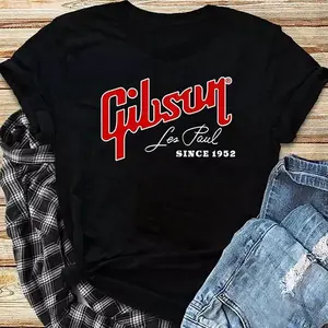 Gibson Les Paul Guitar t shirt, new Gift christmas, halloween gift Tshirt
