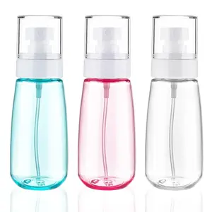 3pcs Small Spray Portable Transparent Spray Bottle Travel 100ml Fine Mist Mini Empty Spray Bottle - Leak-Proof - For Toner, Face, and Hair Spray