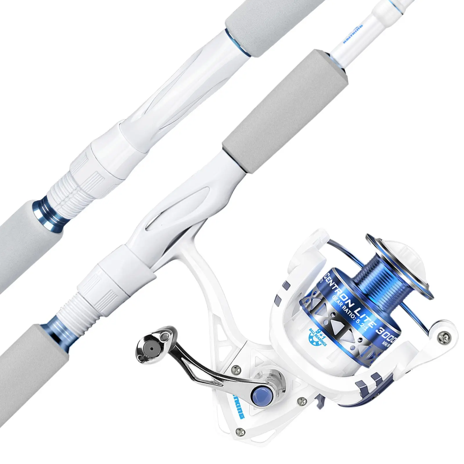White (2 Pcs Rods) - 7'0"/Medium Light/2000 Reel