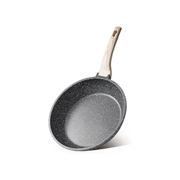 Nonstick Frying Pan Skillet,Non Stick Granite Fry Pan Egg Pan Omelet Pans, Stone Cookware Chef's Pan, PFOA Free,Induction Compatible(Classic Granite, 8-Inch)