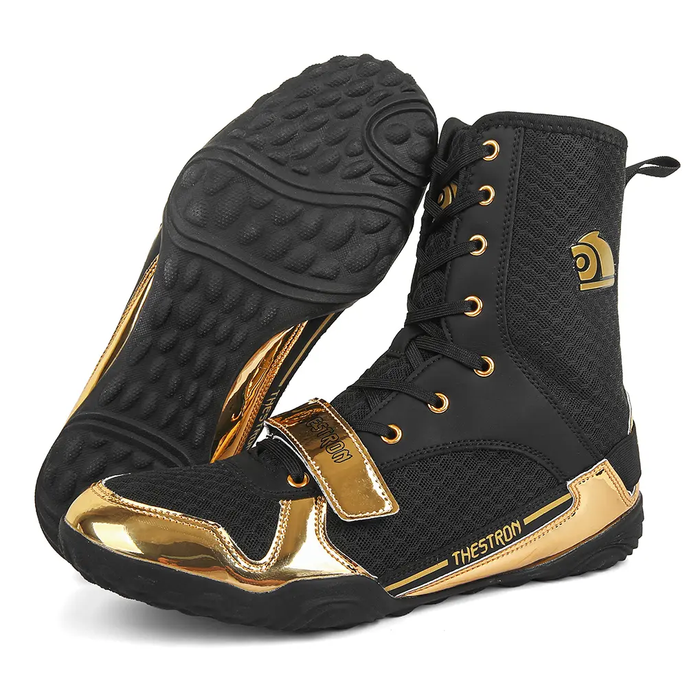 Men's Wrestling Shoes - Comfortable Athletic Sports Trainer, Workout Casual Footwear for Combat, Weightlifting, Athletic Sports Footwear