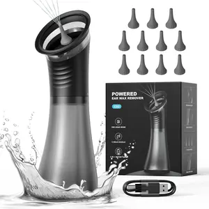 Professional Electric Ear Wax Removal System, 3-Tier Hydraulic Cleaning Kit, USB Charging, Medical Grade Home Care, Ideal Gift, Ear Irrigation Kit