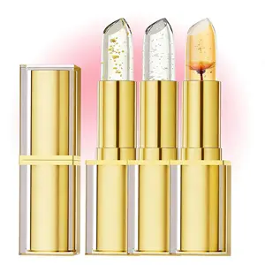 Magic pH Color Changing Crystal Dried Flower Lipstick Set (3Pcs), Long Lasting 24H Moisturizing Glossy Lip Gloss, Transparent Hydrating Lip Balm, Ideal Gift for Women Girls Christmas Mother’s Day Valentine's Must-Have