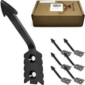 European Deer Skull Mount Hanger Euro Wall Mount Hanger for Deer Head and Other Smaller Animals Skull Wall Hooker with Easy Install Kit for Indoor Outdoor