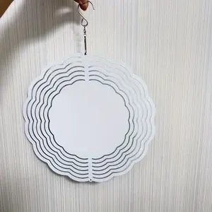 30Packs USA Warehouse Blank 10in Double Side Sublimation Aluminum Blanks Wind Spinners Gifts for Christmas 10in Aluminum Hanging Wind Spinner Blanks Sublimation Wind Spinner 10in Sublimation Wind Spinner for Garden Yard for Outdoor