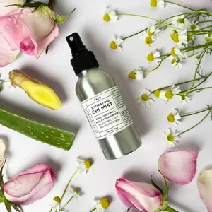 Hydrating Chi Mist with  Organic Aloe, Rose + Chamomile Water for Soothing and  Nourishing Skincare