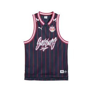 PUMA Mens Hoops X Fc Red Bull Salzburg Crew Neck Sleeveless Jersey Casual - Blue