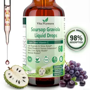 Antioxidant Supplement Soursop Bitters Liquid Organic Soursop Extract Multivitamin Drops,for Skin, Immune Boost, Digestion Aid,immune gluten free