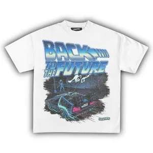 Ship Within 24 HoursBACK TO THE FUTURE LIGHTNING STRIKE DELOREAN TEE SHIRT, GIFT FOR FAN, UNISEX SHIRT CREWNECK MADE IN USA