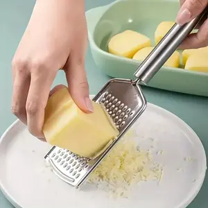 Stainless Steel Multi-purpose Cheese Grater, 1 Count Lemon Grater, Multifunctional Grater For Vegetable And Fruit, Kitchen Gadgets