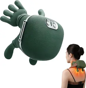 USB Rechargeable Deep Tissue Massager, 8-Claw - Portable Finger Pressure for Neck, Back, Shoulders, And Legs - Perfect Gift for Men And Women, Waist, Relaxation Trapezius Massager Wireless Portable Hot Compress Neck And Shoulder Massager