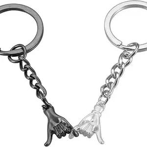 2Pcs Pinky Promise Matching Gifts For Him Her Best Friend Family Matching Keychains Couple Friendship Gift Set lizard button clicker keychain Genuine Leather Car Key Bag men's accessories Gold Plated Glitter Cherry Keychain shopping cart key efn keychain