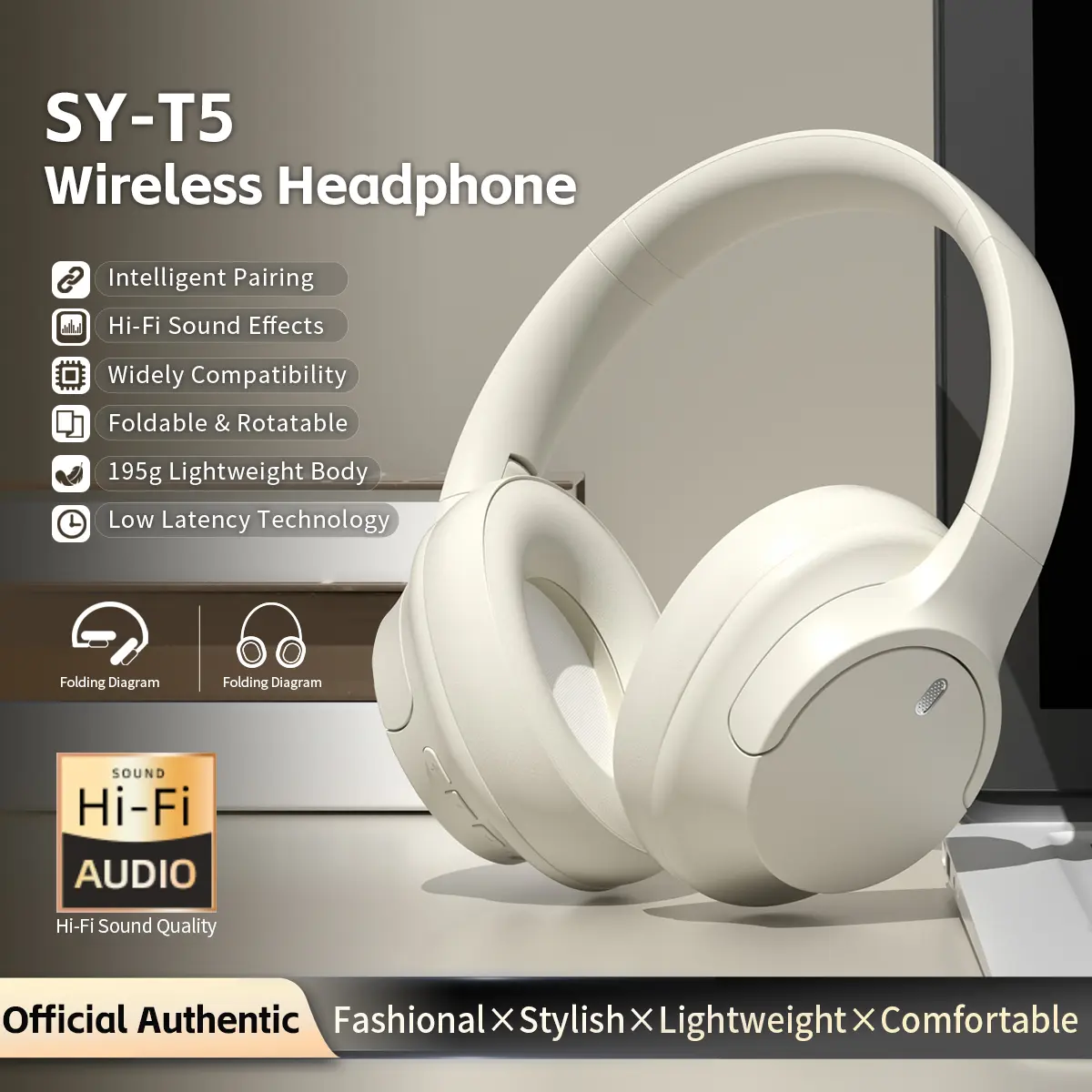 Wireless Over-ear Headphone,Bluetooth-compatible Headset For Sports,Gaming tiktokshopbacktoschool