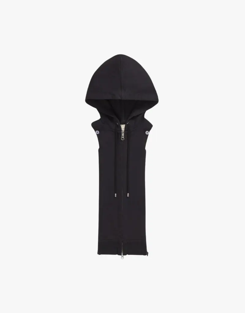 Veronica Beard Hoodie Dickey in Black