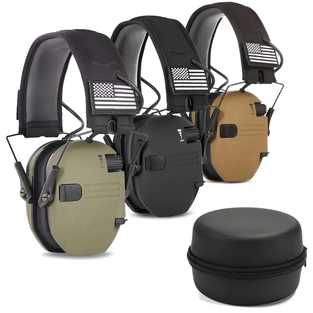 Bluetooth-compatible Hunting Headset Ear Protection, Ear Protectors, Eardefenders, Noise Reduction Tactical Earphone, Foldable Wired Shooting Cs Gaming Headphones