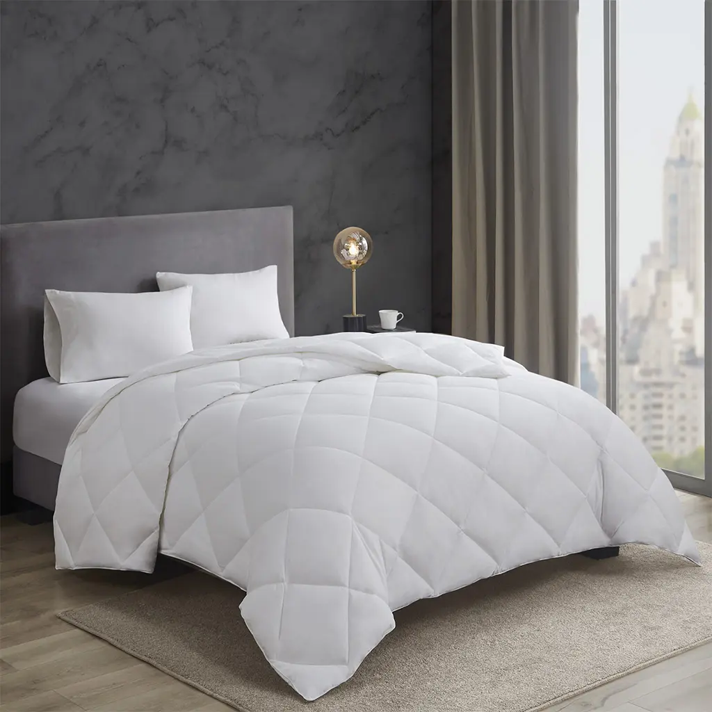 Super Fluffy Cotton Duvet Insert - Featherless Down Alternative Lightweight Duvet, Breathable Bedding Comforter for Bedroom Use, Super Fluffy Duvet