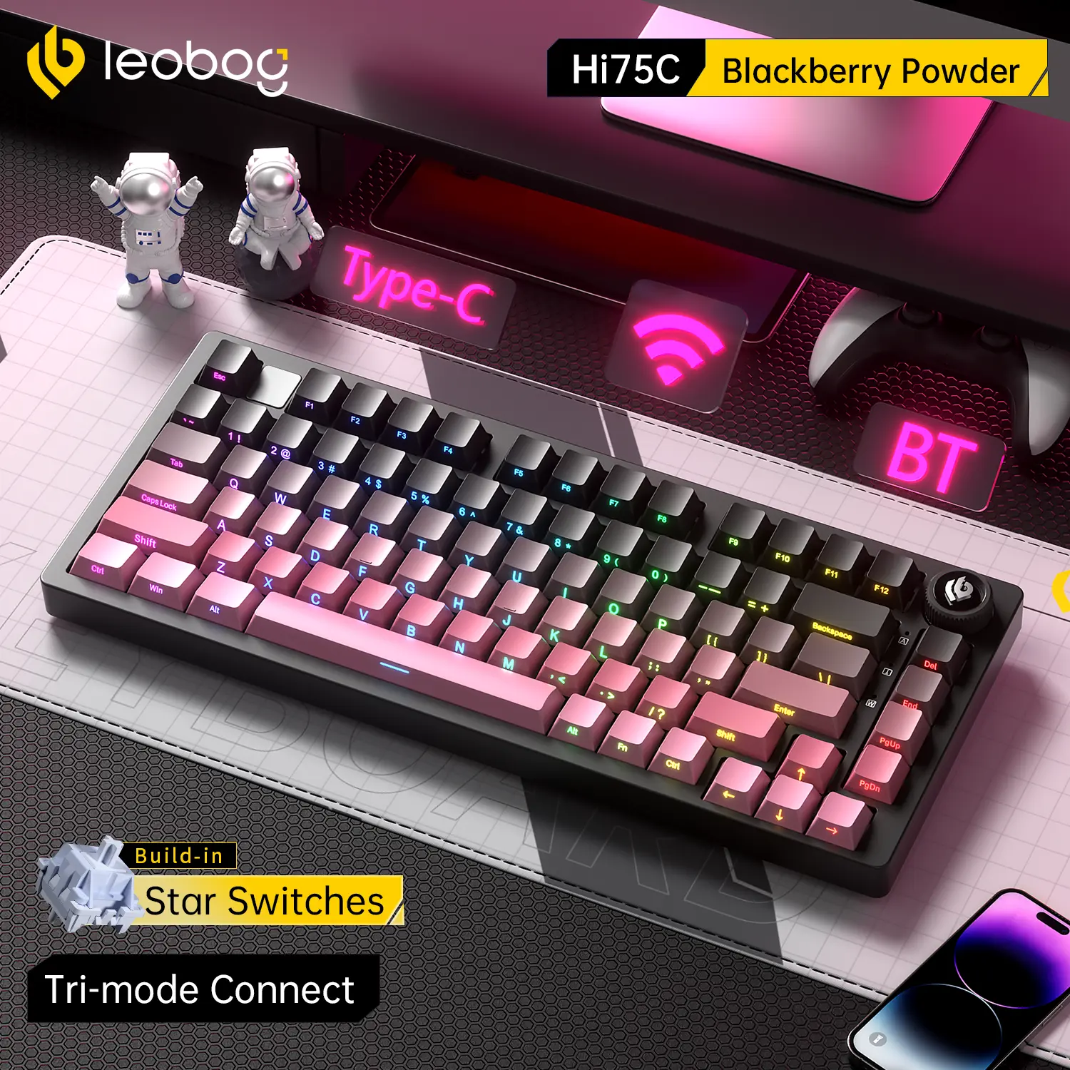 lackberry Pink
