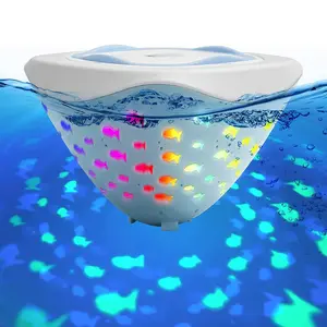 LED Pool Light, Waterproof LED Underwater Light, Multi-color Changing RGB LED Light, Decorative Projection Light for Pool & Bathroom & Garden, Illuminated Environment