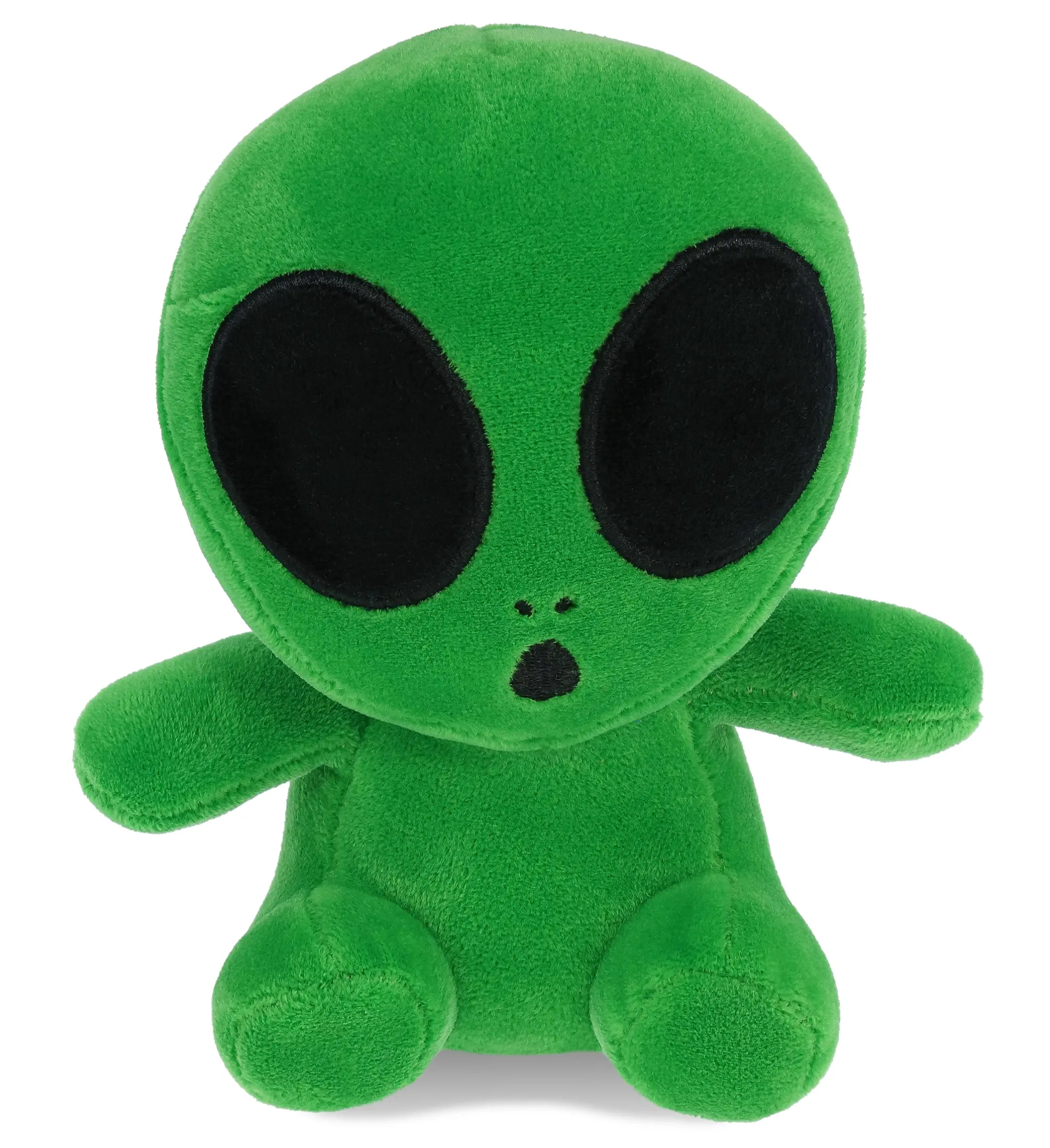 DOLLIBU SNUG-MOOSHIES 6" Green Alien Plush - Unisex Aesthetic Room Plush, Soft 100% Polyester Fabric, 5lX3wX6h In, Hand Wash Dry, Pretend Play Collectible, Bedtime Companion (Toys & Hobbies, Dolls & Stuffed Toys), Cute Collectibles, Whimsical, Soft Plush