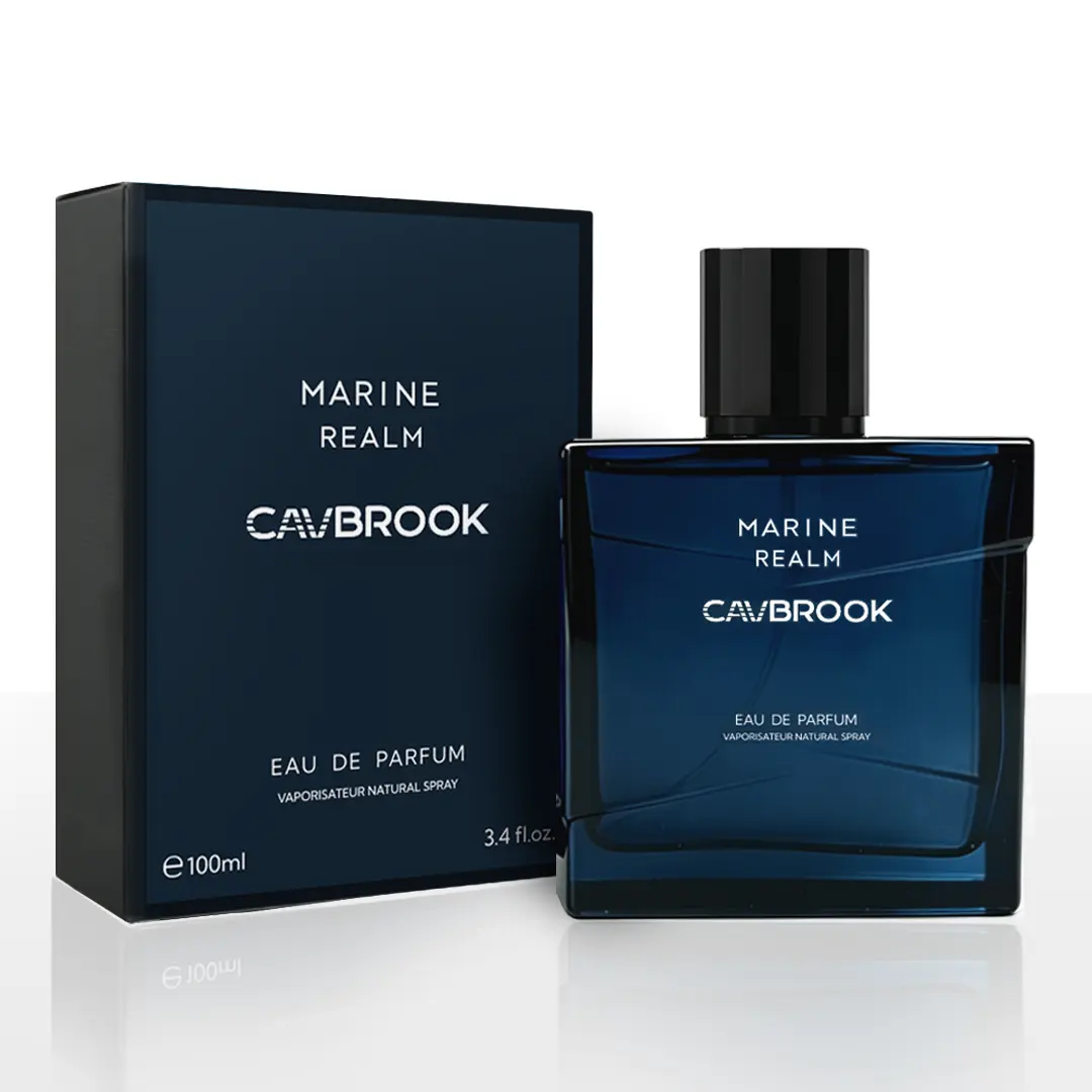 Cavbrook Marine Realm Eau de Parfum for Men - 100ml/3.4 fl oz Woody Citrus Spicy Scent Long-Lasting Men's Perfumes, Single Item