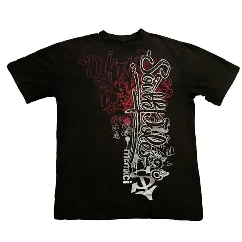Southpole Style Graphic T-Shirt, Gothic Streetwear Y2K Aesthetic Tee, Grunge Apparel, Alt Fashion Top, Crew Neck, Short Sleeve, Cotton, Men Women Top
